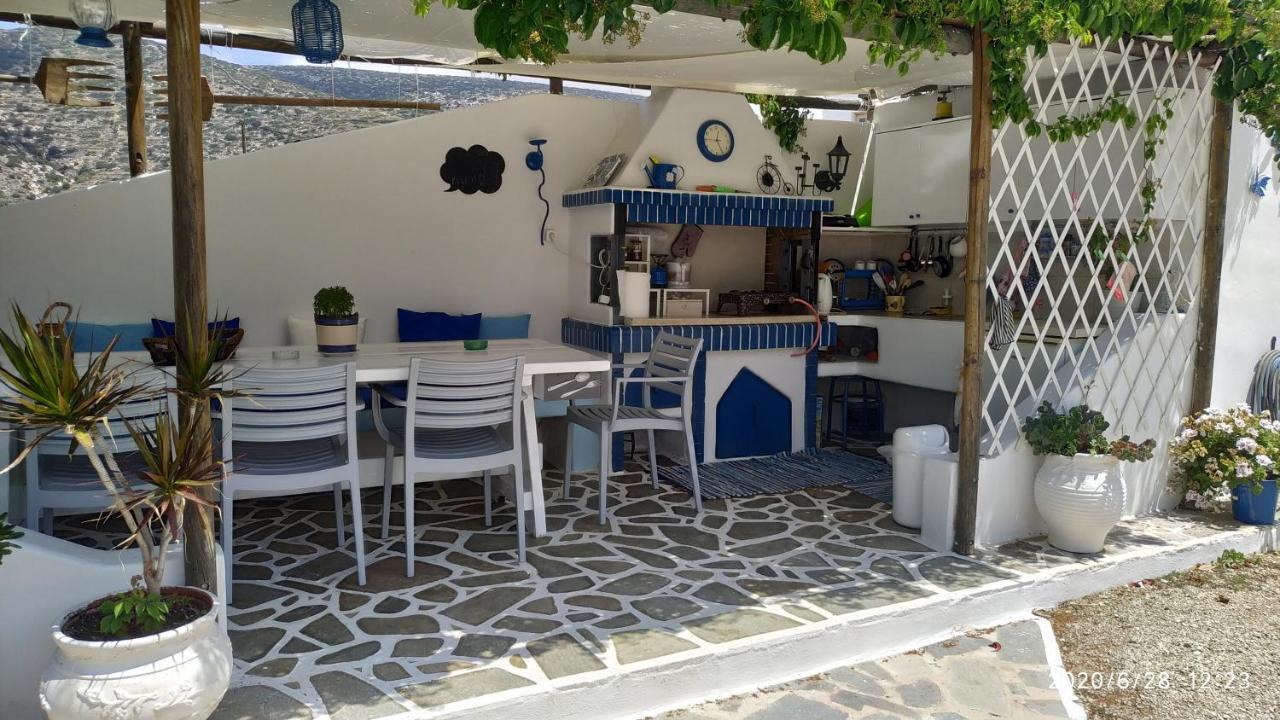 Villa Le Grand Bleu Katápola Exterior foto
