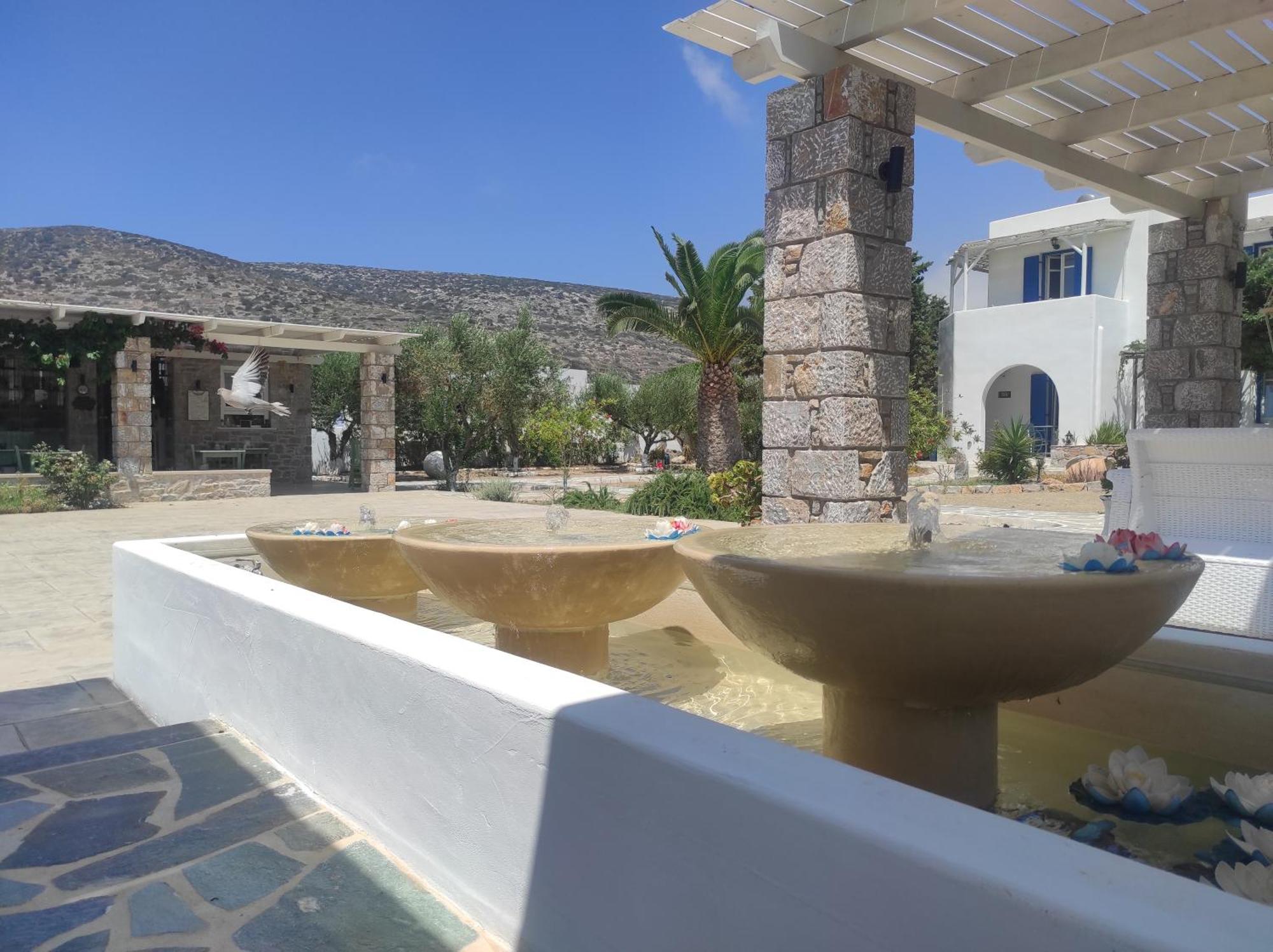 Villa Le Grand Bleu Katápola Exterior foto