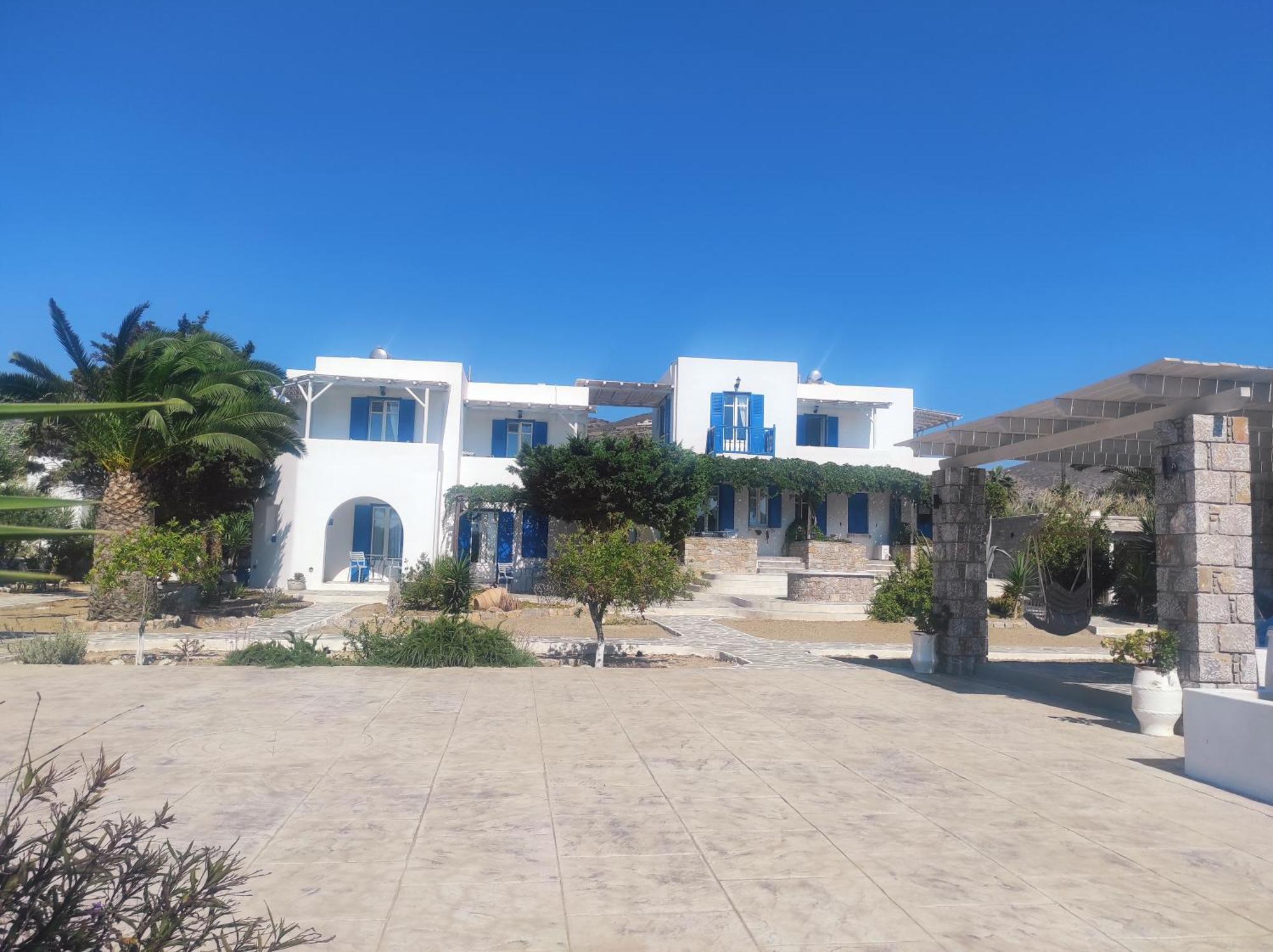 Villa Le Grand Bleu Katápola Exterior foto