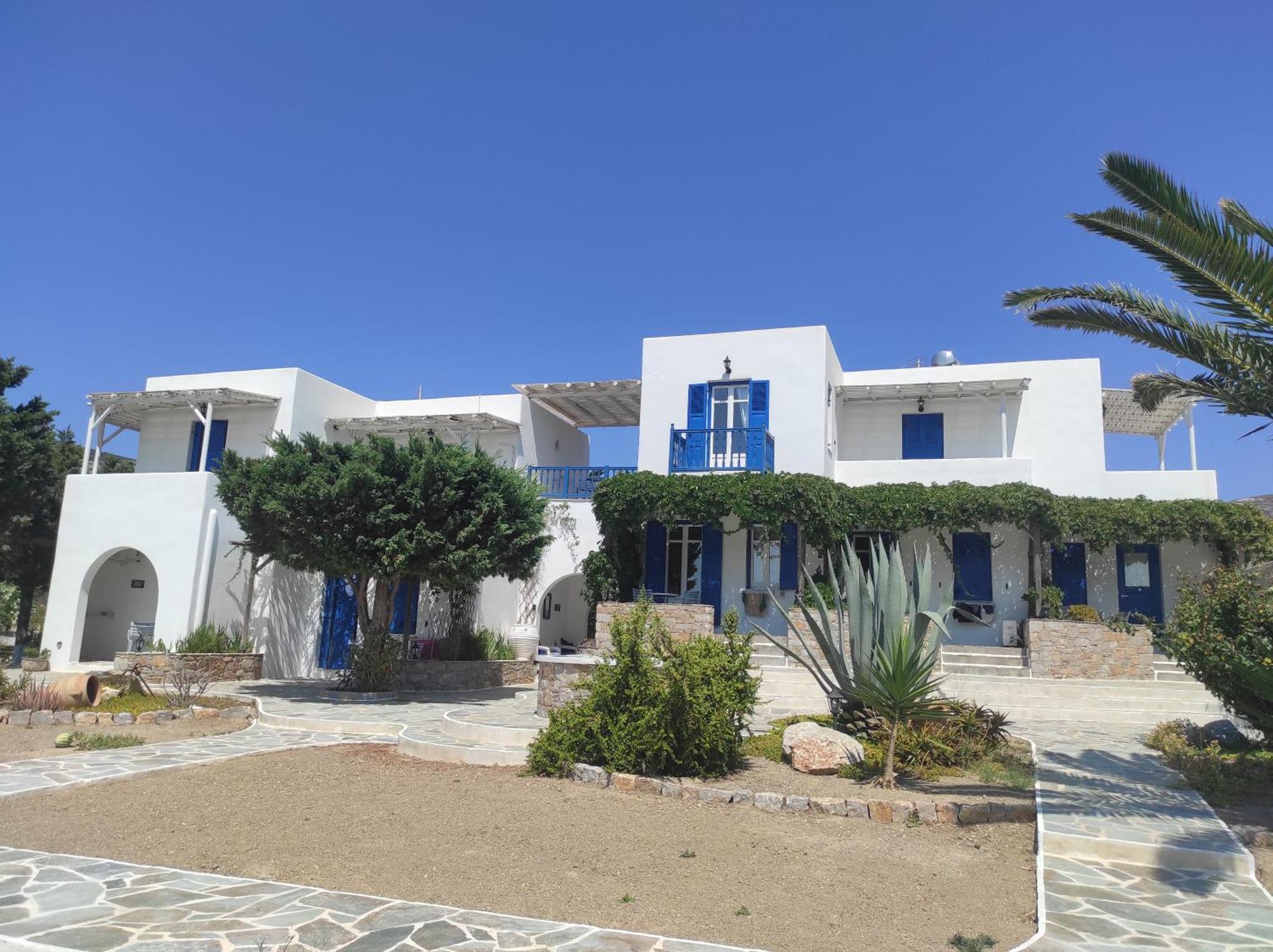 Villa Le Grand Bleu Katápola Exterior foto