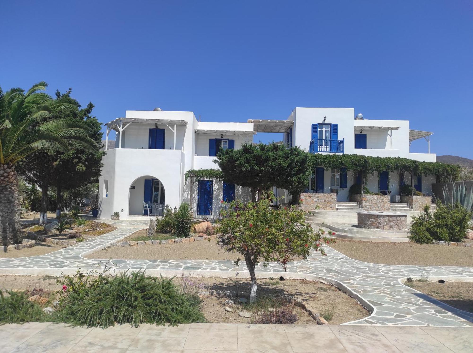 Villa Le Grand Bleu Katápola Exterior foto